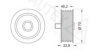 AUTEX 654136 Deflection/Guide Pulley, v-ribbed belt